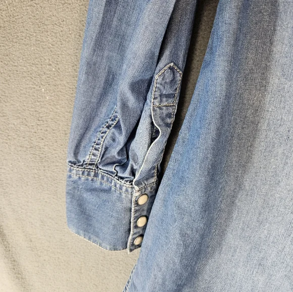 Lucky Brand Blue Denim Mini Dress - Picture 3 of 11